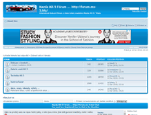 Tablet Screenshot of forum.mx-5.biz